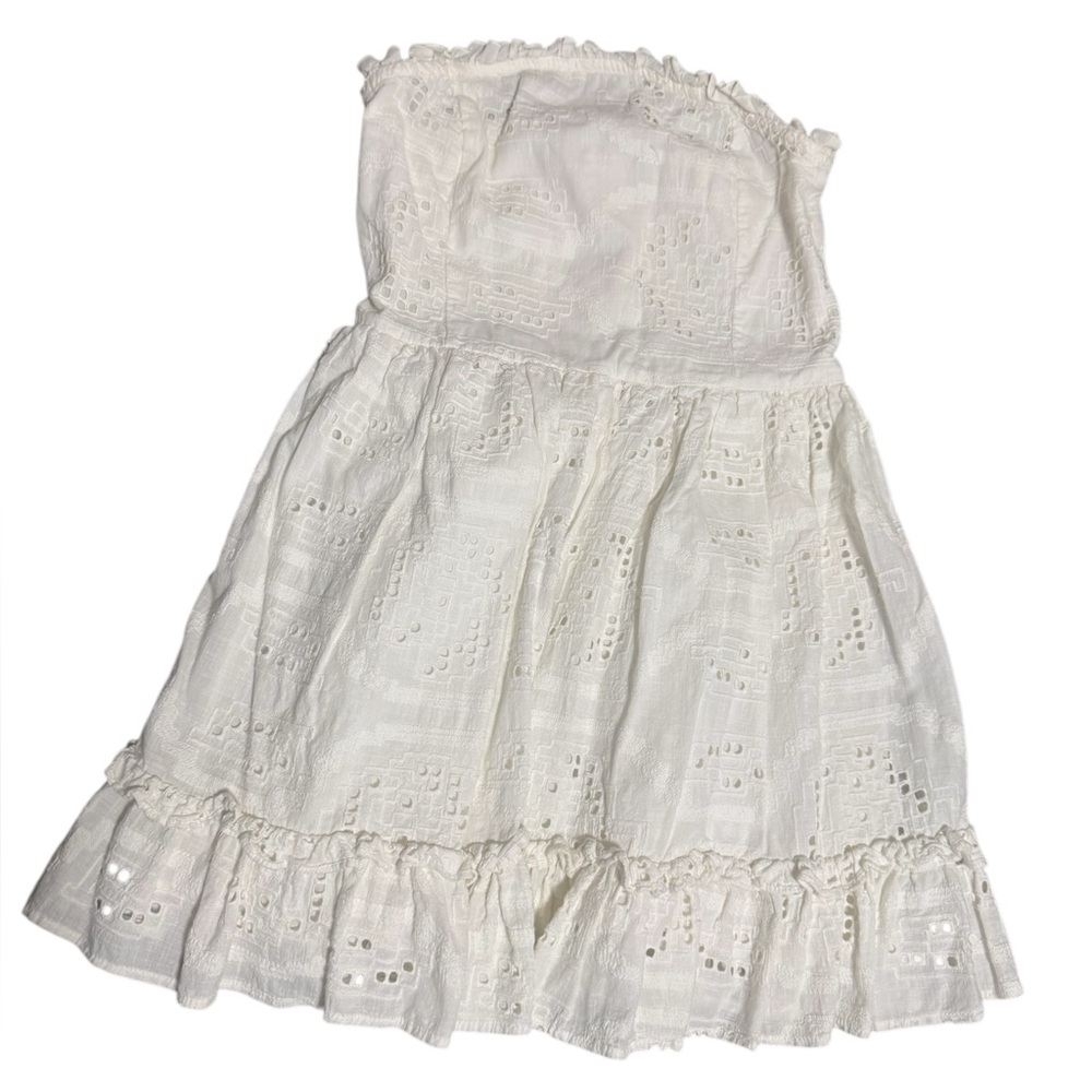 Anthropology Forever That Girl Tube Strapless Dress Medium White